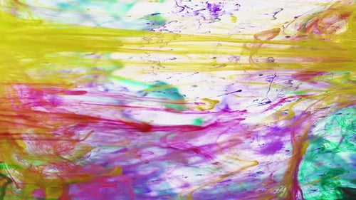 Abstrakte organische hypnotische fraktale Tinte Bunte Farbe verteilt sich im Wasser 2