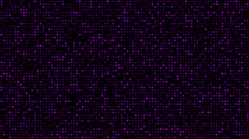 Futuristic Purple Pixels Grid Abstract Motion Background
