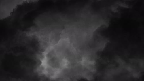 thunderstorm or lightning that occurs in cumulonimbus clouds