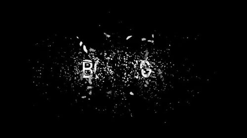 Dynamic Text Shatter and Reconstruct Reveal