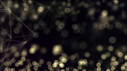 Golden Fashion Title Backdrop Loop