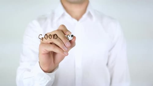 Good Service Makes the Difference Writing on Glass