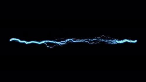 Animated Blue Electric Arc Energy Effect