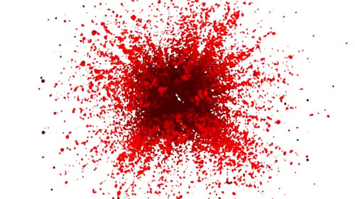 Energetic Red Particle Burst Transition