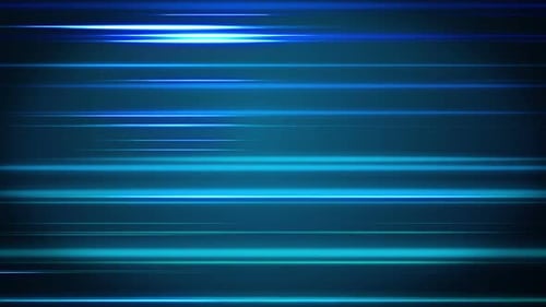 Abstract Blue Light Trails Loop Background
