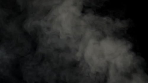 Abstract white smoke footage