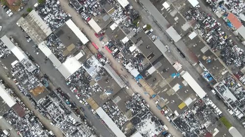 Industrial Factory Aerial