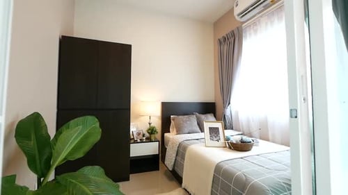 Bedroom Interior with Modern Design and Cozy Atmosphere