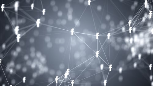 Facebook Plexus Hintergrund Hellgrau