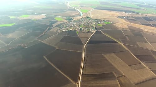 Vast Aluvial Plain and Village
