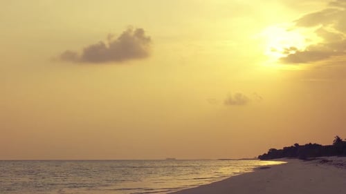 Sunset on Tropical Coastline