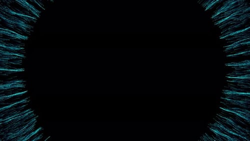 Red de conexión global Ai tecnología de circuito de línea transferencia de datos resumen fondo azul 5g