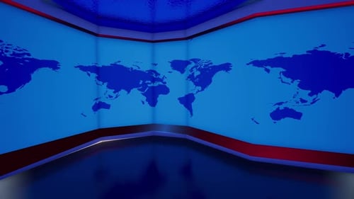 Virtual Set Studio For Chroma Footage