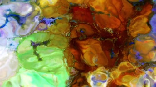 Psychedelic Galactic Paint Texture Background