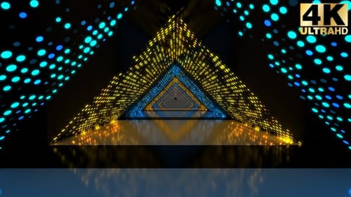 Abstract Triangle Tunnel 4 Pack Loop