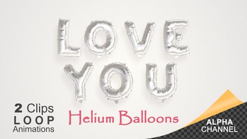 Animated Silver Foil Balloon Letters for Celebrations