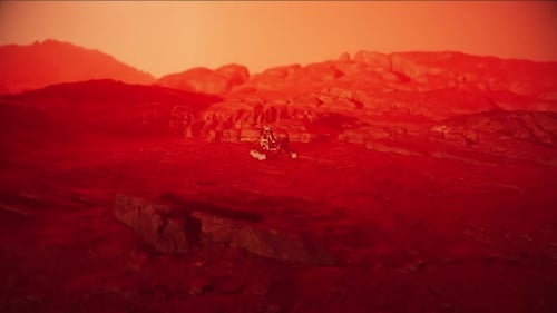 Rovers de exploração de Marte no Planeta Vermelho