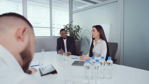 Group of Adults in a Corporate Meeting