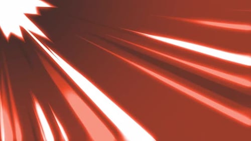 Dynamic Red and White Speed Lines Animation Background
