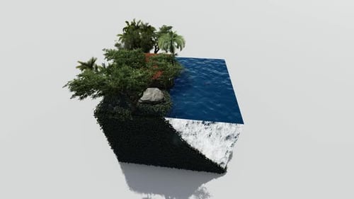 Beach isometric