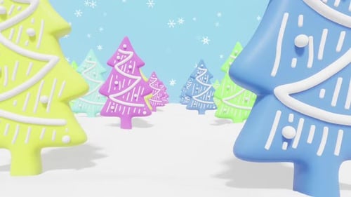 Süßer Weihnachtskeks Winter 02 Hd