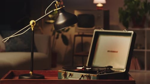 Vinyl Record Closeup