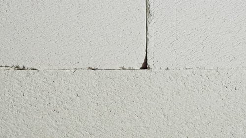 White Cinder Block Texture Background Close Up