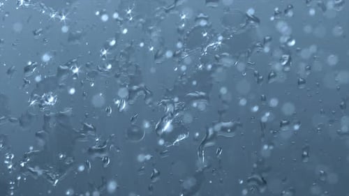 Starker Regen auf Fensterglas, Zeitlupe