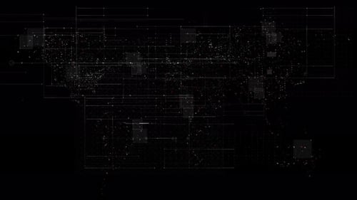 World Map With Random Elements Loop
