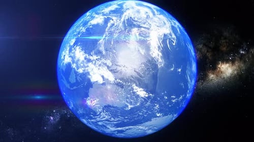 Realistic Earth Zoom Black Sea