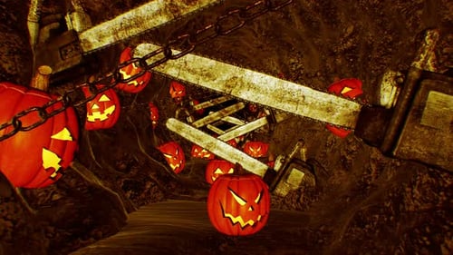 Halloween Kürbis 03 4k