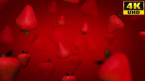 Strawberry And Berry Background Loops Pack V1