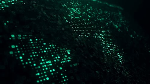 Black blue hexadecimal big data digital code futuristic information technology