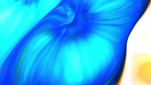 Abstract Background with Swirling Blue and Yellow Tones