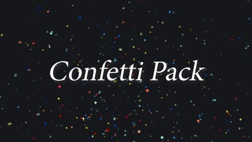 Mehrfarbiger Konfetti Party Firecracker Falling