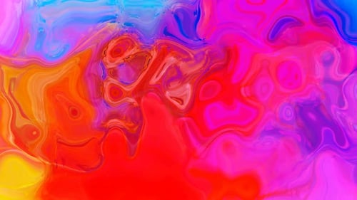 Vibrant Abstract Fluid Color Movement Background