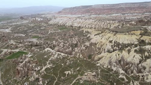Eroded Rock Formations in Cappadocia