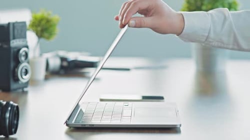 Typing On Laptop (4K)