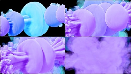 Fluid Color Burst Reveal Transition