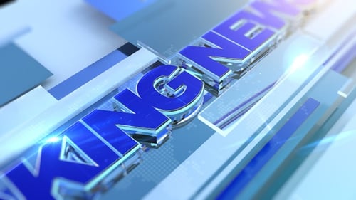 Futuristic Breaking News Broadcast Intro and Logo Reveal