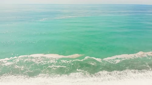 Beautifu Vastl Black Sea Panorama Background