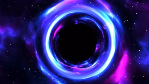Vibrant Abstract Hyperspace Tunnel Animation