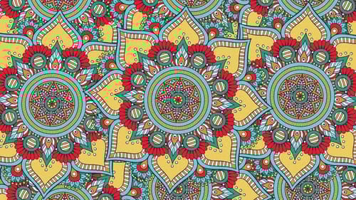 Mandala Diwali Background