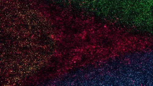 Dynamic Abstract Colorful Glitter Particle Background Animation