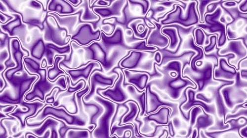 Glowing Abstract Fluid Lines on Purple Background
