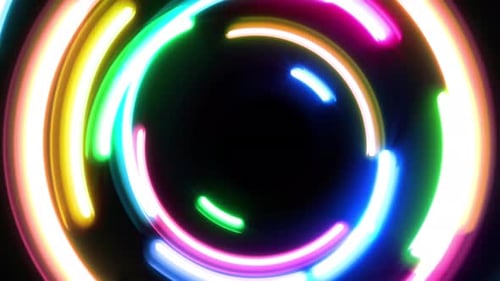 Fondo abstracto con garabatos ligeros Loop