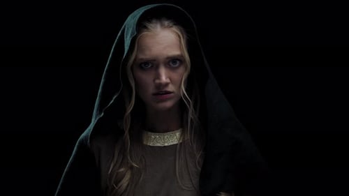 Heavy Breathing Scared Young Woman in a Hood, Medieval Age, Historic