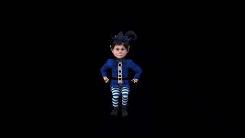 Blue Elf Dance 8 — Concept de Noël