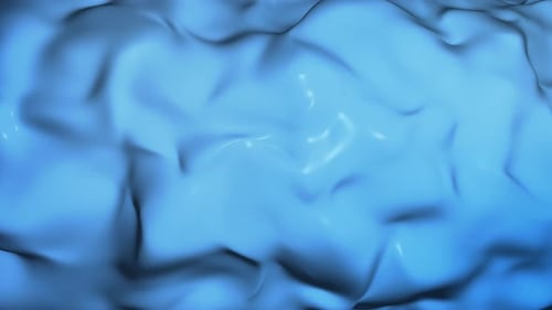 Blue Abstract Fluid Waves Motion Background Loop