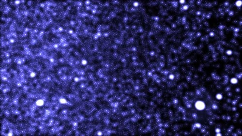Dynamic Glowing Blue Particles Loop Background